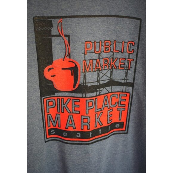 Pike Place Market Seattle Public Market Graphic T-Shirt - Picture 4 of 7